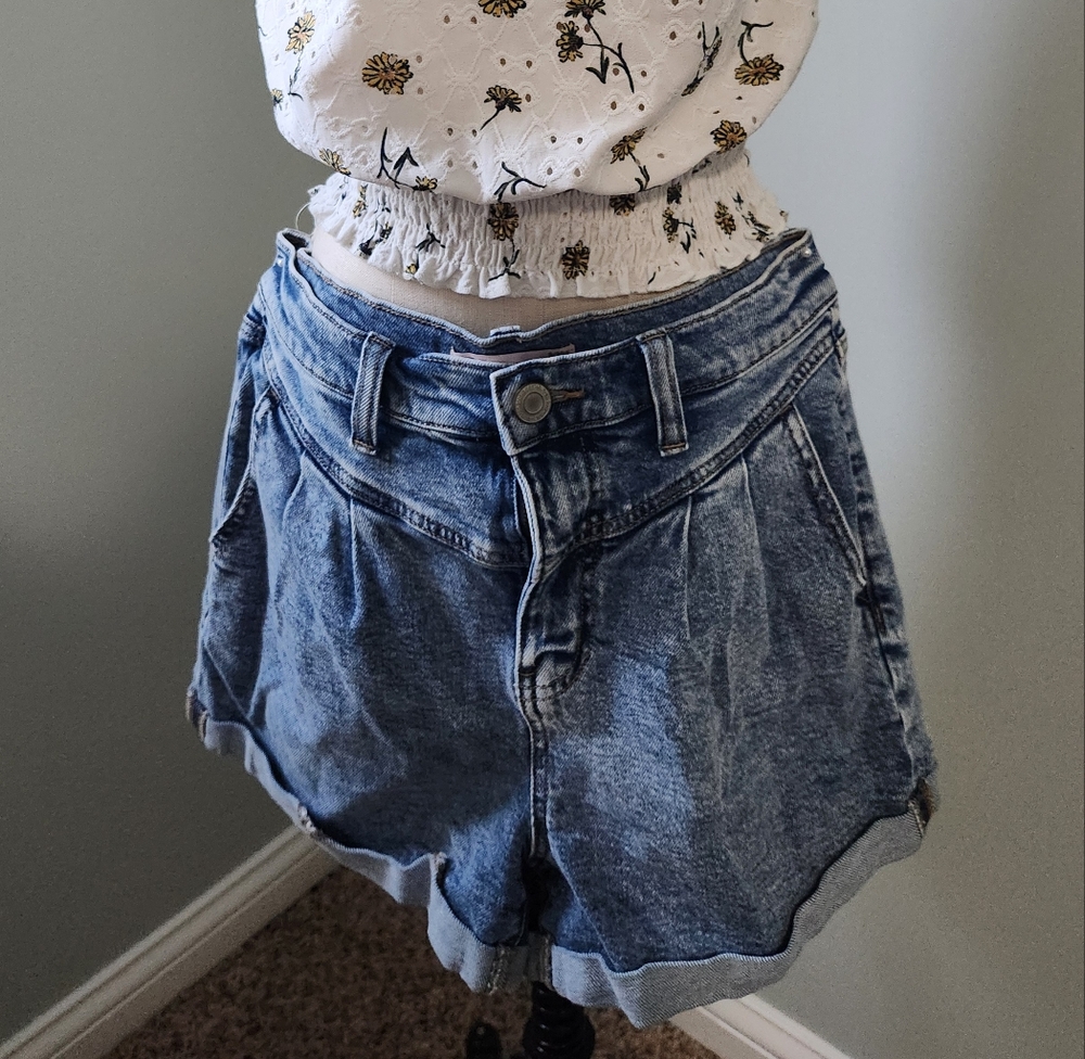 Denim Blue Women's Shorts